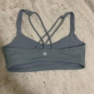 Lululemon Free To Be Bra Size 6 Blue Cast